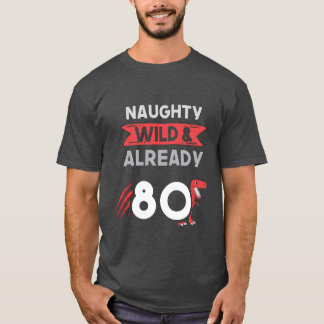 T-shirt Cadeau 80 ans anniversaire femmesreyrannosaurus ca