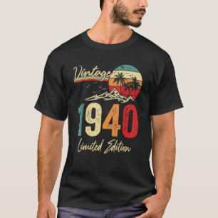 T-shirt Cadeau 83 ans vintage 1940 83e anniversaire