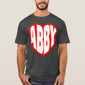 T-shirt Cadeau Abby dans mon cœur