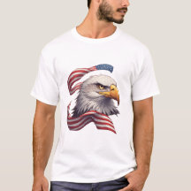 Cadeau aigle drapeau américain pour hommes et femm