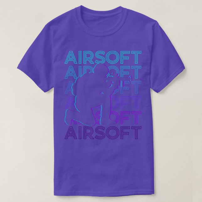 T-shirt Cadeau Airsoft Retro Airsoft (Design devant)
