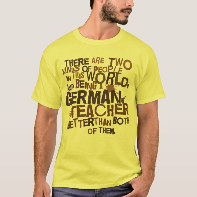 T-shirt Cadeau allemand de professeur (Devant)
