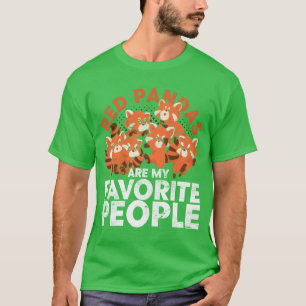 T-shirt Cadeau amateur d'animaux animal drôle panda roux d