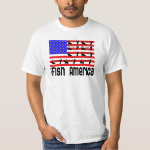 T-shirt Cadeau Amérique iFish de pêche