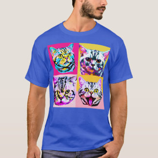 T-shirt Cadeau Amoureux des chats American Shorthair