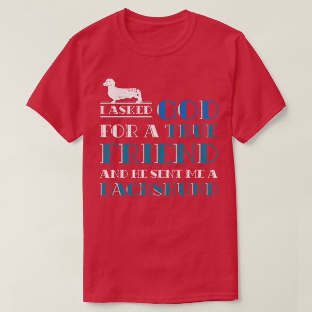 T-shirt Cadeau Amoureux des chiens Dachshund Animal Wiener (Design devant)