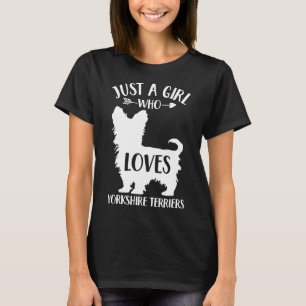 T-shirt Cadeau Amoureux des chiens Juste Une Fille Qui Aim