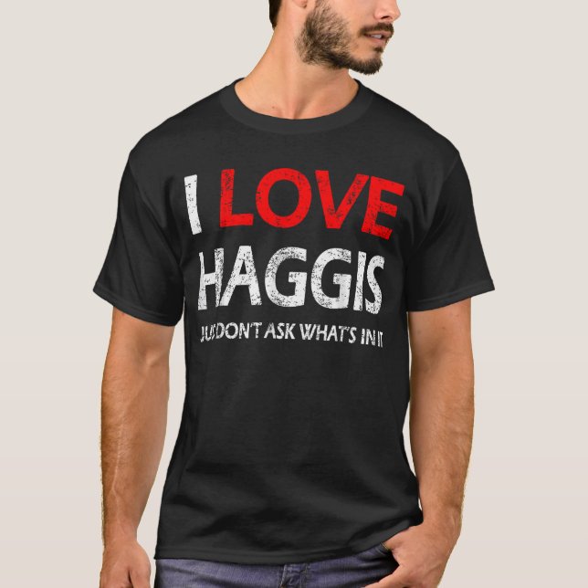 T-shirt Cadeau Amusant Haggis écossais De Scotland Robert  (Devant)