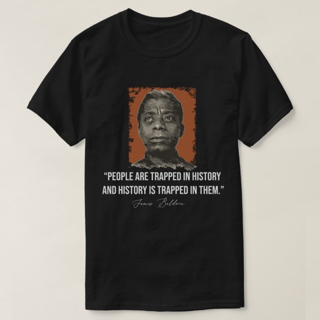 T-shirt Cadeau Anniversaire James Baldwin Cadeau (Design devant)
