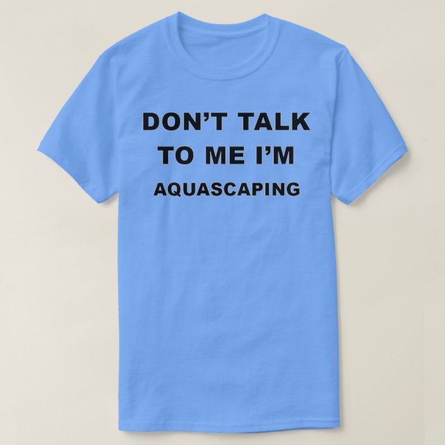 T-shirt Cadeau Aquascaping 5 (Design devant)