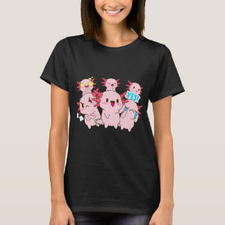 T-shirt Cadeau Axolotl Kawaii