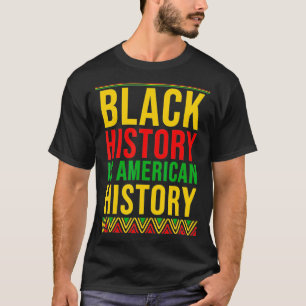 T-shirt Cadeau BHM Histoire noire Histoire américaine Hist