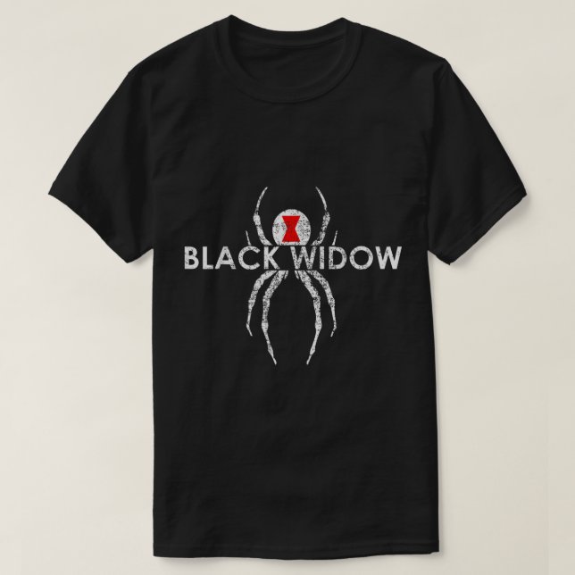 T-shirt Cadeau Black Widow Spider (Design devant)