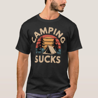 T-shirt Cadeau Camping C'est nul