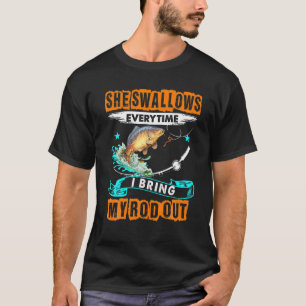 T-shirt Cadeau Carp Commun Pour Hommes Cool Gag Elle Avall