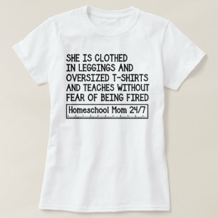 T-shirt Cadeau CC pour Maman, Christian Homeschool Maman