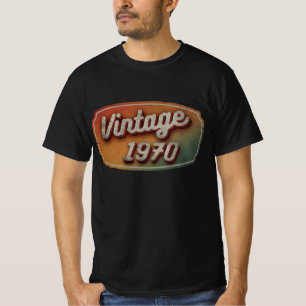 T-shirt CADEAU CLASSIQUE RETRO 1970 vintage
