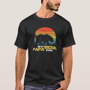 T-shirt Cadeau cool Anniversaire Pour Papa Best Papa Bear