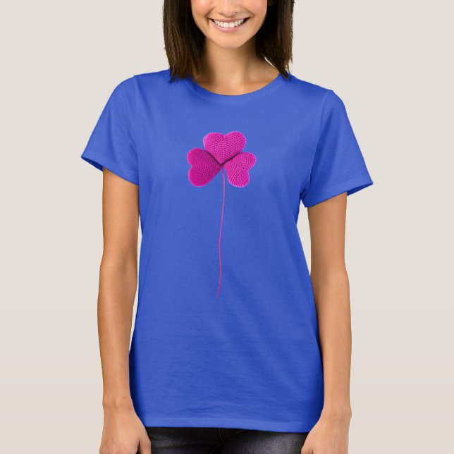 T-shirt Cadeau Crochet Hearts pour Crochet Lover (Devant)