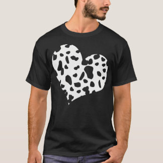 T-shirt Cadeau Dalmatien Coeur drôle