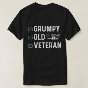 T-shirt Cadeau d'ancien combattant, un vieil ancien combat