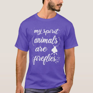 T-shirt Cadeau d'animal d'esprit de feu Lucioles firy