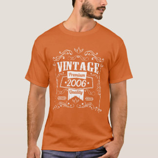 T-shirt Cadeau d'anniversaire 2006 Vintage ami