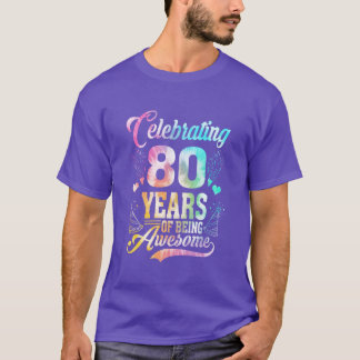 T-shirt Cadeau d'anniversaire 80 ans famille