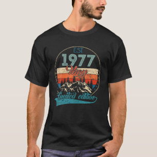 T-shirt Cadeau d'anniversaire de 45 ans EST mai 1977 Limit