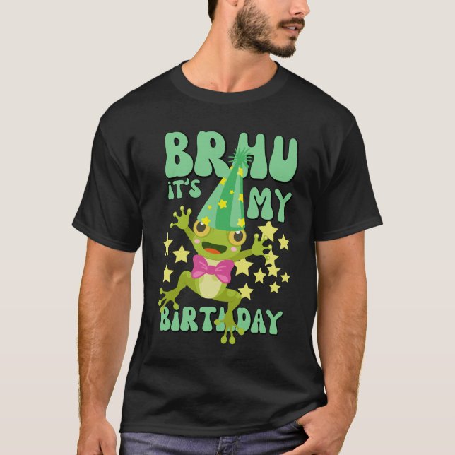T-shirt Cadeau d'anniversaire de la grenouille (Devant)