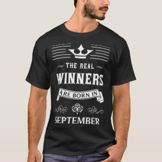 T-shirt cadeau d'anniversaire de septembre
