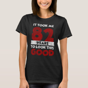 T-shirt Cadeau d'anniversaire drôle de 82 ans Vintage