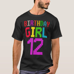T-shirt Cadeau d'anniversaire mignon de 12 ans Bloc de con