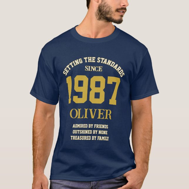 T-shirt Cadeau d'anniversaire personnalisable (Devant)