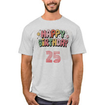 T-shirt cadeau d'anniversaire personnalisé