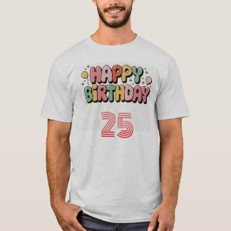 T-shirt cadeau d'anniversaire personnalisé