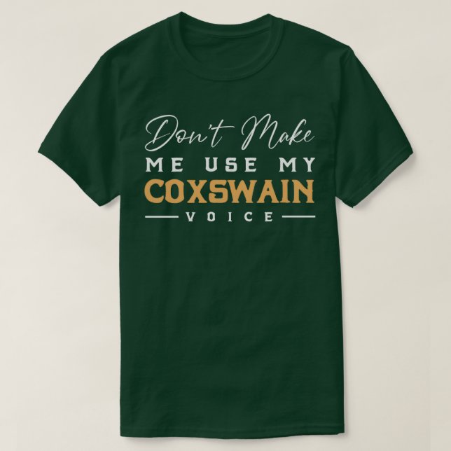 T-shirt Cadeau d'anniversaire pour Coxswain professionnel  (Design devant)