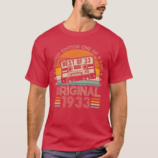 T-shirt Cadeau d'anniversaire vintage 1933