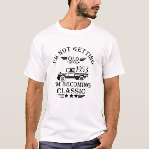 T-shirt cadeau d'anniversaire vintage personnalisé