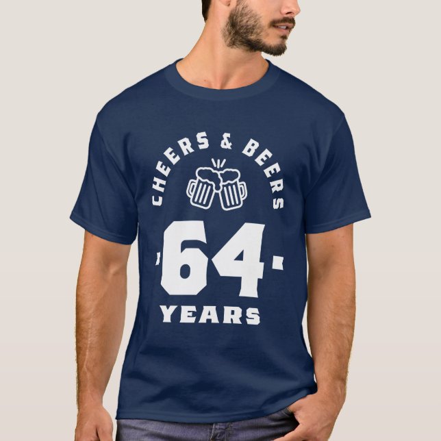 T-shirt Cadeau de 64 ans | 64e anniversaire Idées cadeaux (Devant)