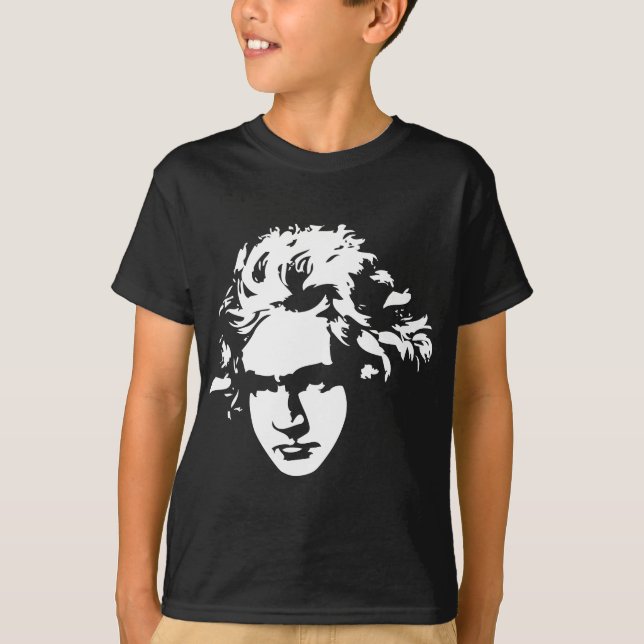 T-shirt Cadeau de Beethoven de compositeur de musique (Devant)
