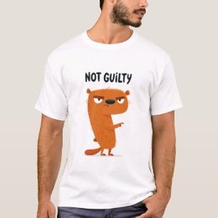 T-shirt Cadeau de caractère de loutre drôle et impertinent