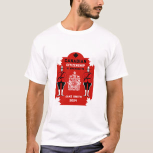 T-shirt Cadeau de célébration de la citoyenneté canadienne