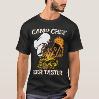 T-shirt Cadeau de chef de camp pour des cuisiniers de