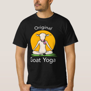 T-shirt cadeau de chèvre yoga