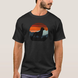 T-shirt Cadeau de chien Rottie rétro rustique de campagne