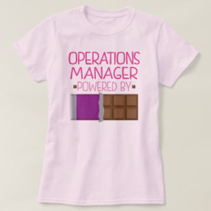 T-shirt Cadeau de chocolat de chef d'exploitation pour