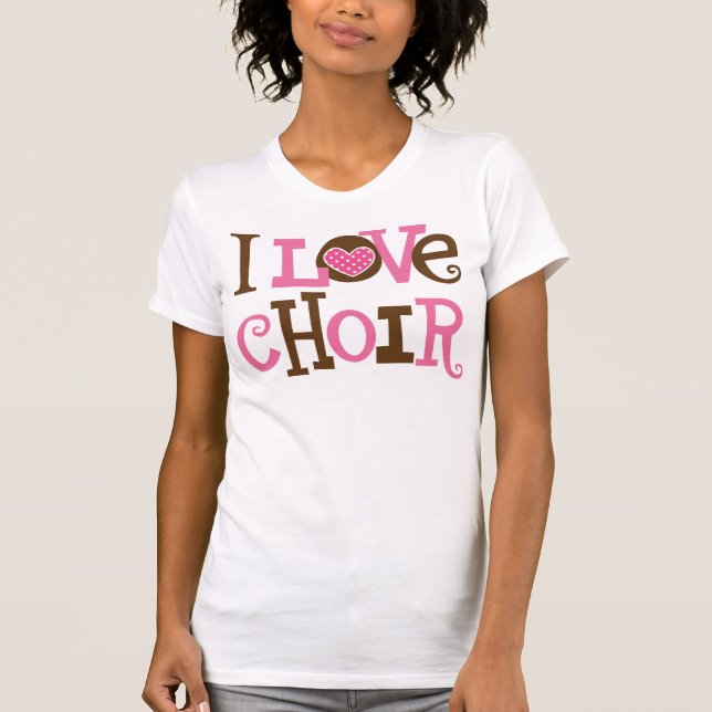 T-shirt Cadeau de choeur (choeur d'amour d'I) (Devant)
