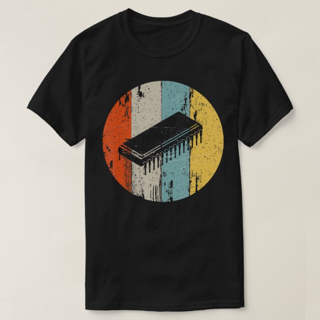 T-shirt Cadeau de circuits électroniques pour les nerds ge (Design devant)