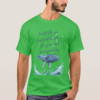 T-shirt Cadeau de citation de l'âme des baleines